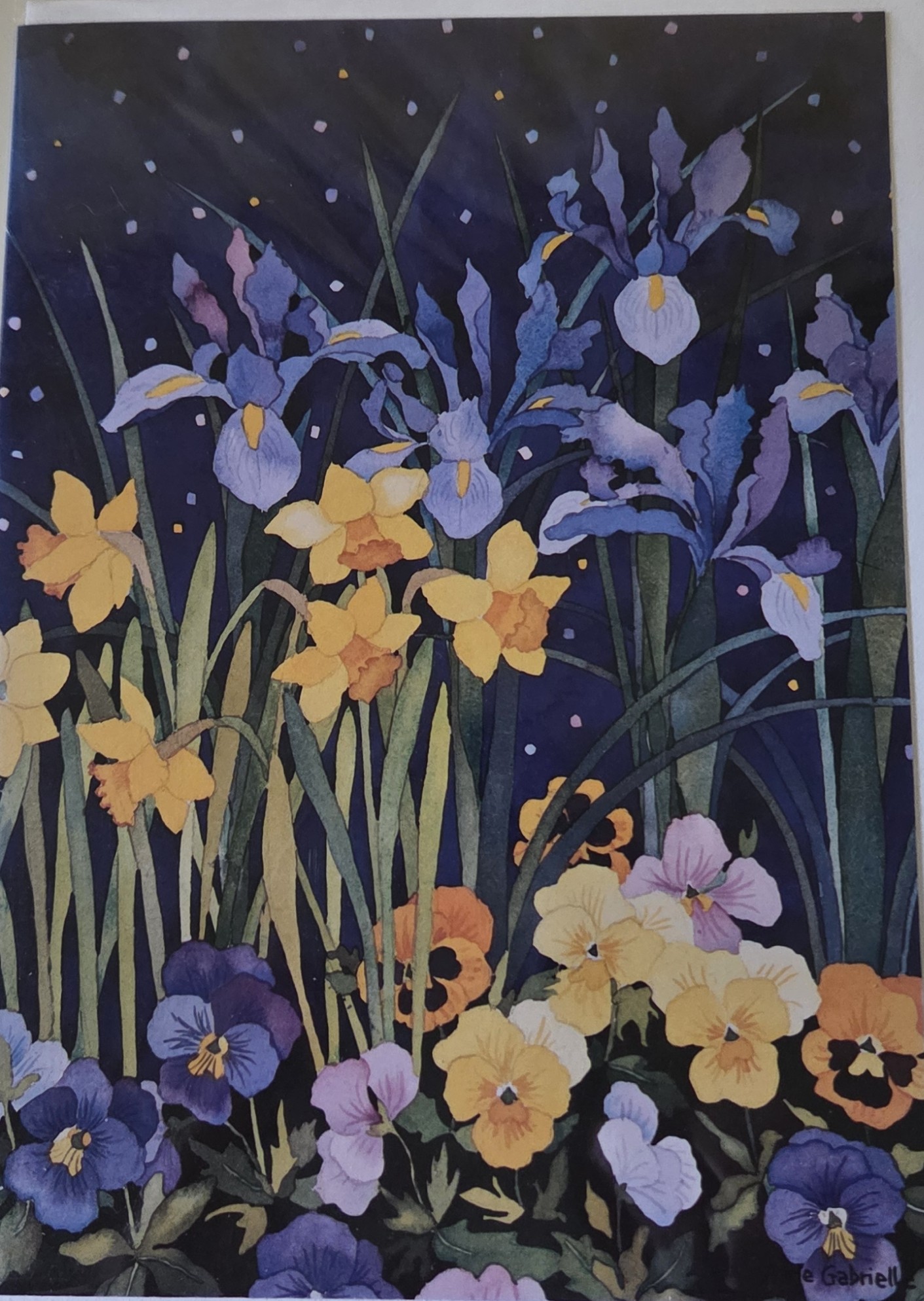 Card Harmony in Blues By:Marie Gabrille