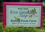   Soap Rose Geranium1.5 oz By: Bonny Doon Farm