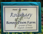  Soap Rosemary 1.5oz. By: Bonny Doon Farm