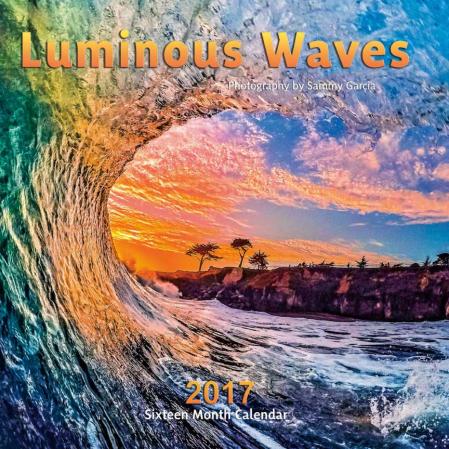 2017 santa cruz calendar, luminous waves calendars