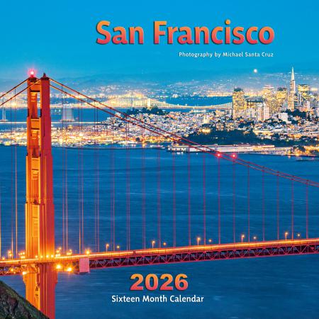 2026, calendar, 2026 calendar, san francisco, san francisco calendar, calendar, calendars, michael santa cruz, michael santa cruz calendar