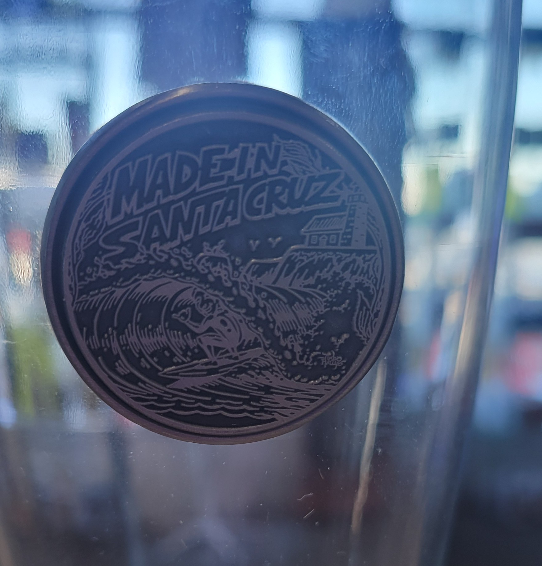 Pint Glass MISC logo by Jimbo Phillips