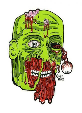  Decal Colby Zombie - Colby Phillips sticker