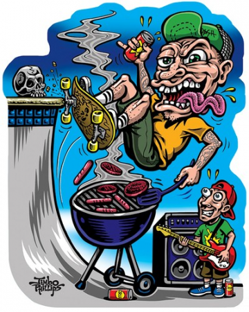Decal BBQ Guy By: Jimbo Phillips