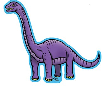 Decal Brontosaurus by: Colby Phillips