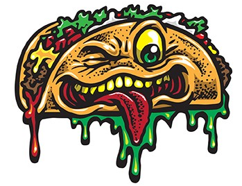 Decal Taco Freak By: Jimbo Phillips