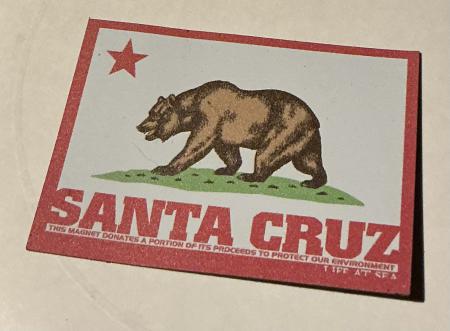 santa cruz sticker flag bear republic tim ward
