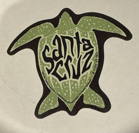 Santa Cruz Sticker Tim Ward vw bus