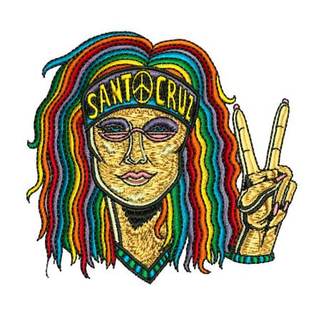 santa cruz patch hippie chick
