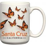 santa cruz monarch butterfly ceramic coffee mug