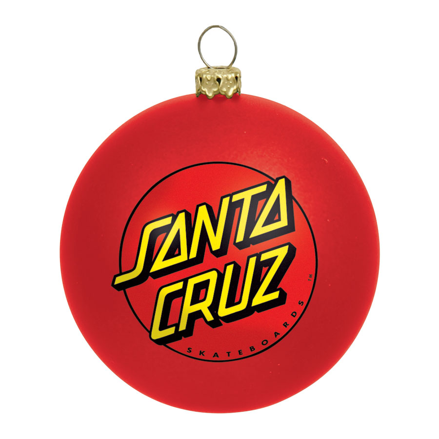 Santa Cruz Glass Ornament Set