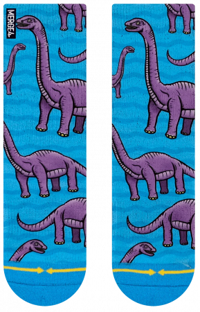 Socks crew Brontosaur socks by: Colby Phillips