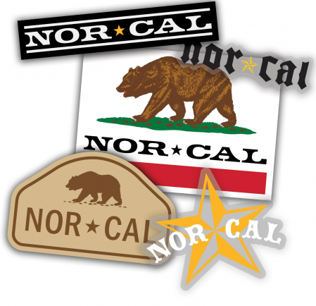 Decal Norcal 5 sticker pack