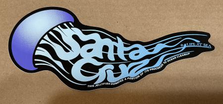 Decal Jellyfish Santa Cruz By: Tim Ward