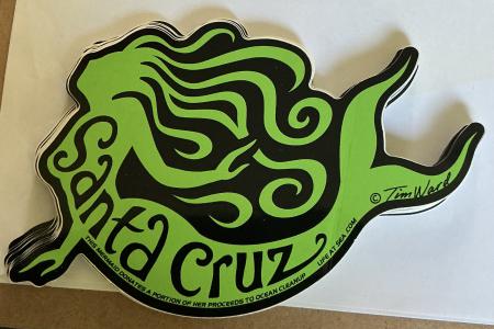 Santa Cruz Mermaid Sticker Tim Ward