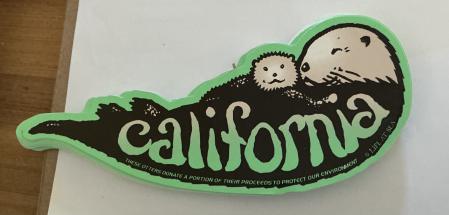 Decal Sea Otter CA  By: Tim Ward