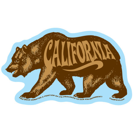 Santa Cruz Sticker Tim Ward Bear