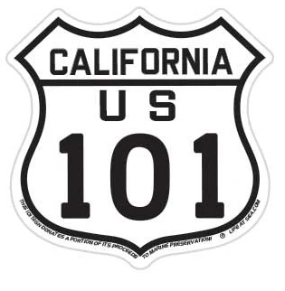 Decal CA US 101