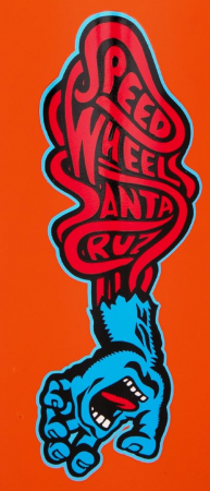 Decal speed wheels hand 2.75 in x7 in