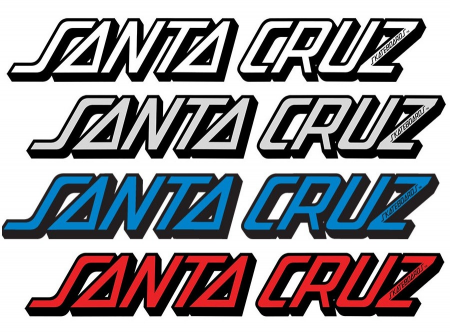 Decal Mini Decal Santa Cruz Classic Strip Sticker - 2.5