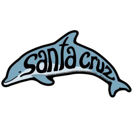 Santa Cruz Dolphin Sticker Tim Ward