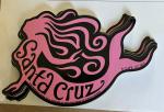 Decal Mermaid Santa Cruz Sticker - by Tim Ward 2