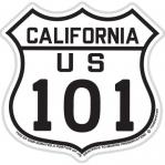 tim ward sticker decal us 101 california