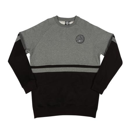 CrewStripedCharBlkFront