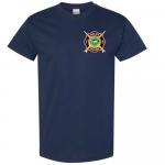 Mens Santa Cruz Fire Department T-shirt (Navy) 1