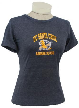 UCSC University of Santa Cruz Banana Slug Womens tshirt