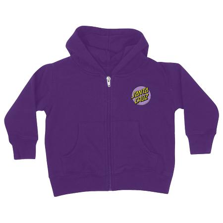 Santa Cruz Sweatshirt Purple Dot Girls