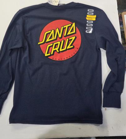 santa cruz classic red dot youth t-shirt