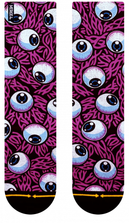 Socks Eye lite socks Pink - By Jimbo Phillips 