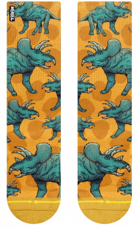 Socks crew Triceratops by: Colby Phillips 