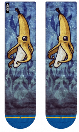 Socks Crew Banana Squid by: Cole Lemke