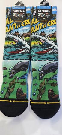 Socks Crew Made in Santa Cruz Grn by: Jimbo Phillips 