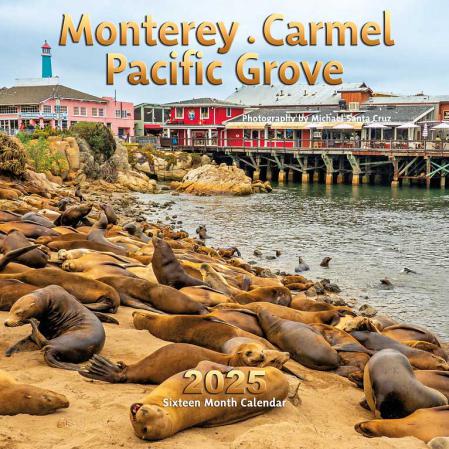 2025, calendar, 2025 calendar, Monterey, Carmel, Pacific Grove, michael santa cruz, Santa Cruz