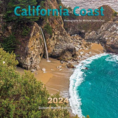 2024, calendar, 2024 calendar, california, california coast, california coast calendar, calendar, calendars, michael santa cruz, michael santa cruz calendar