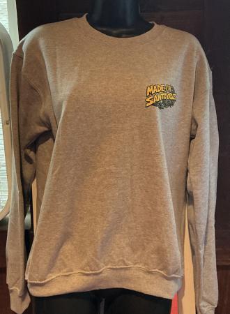 Men�s -Crew sweatshirt Made in Santa Cruz Htr Gray