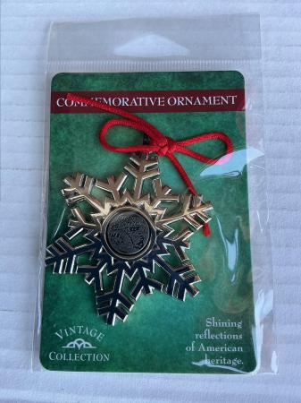 Ornament Snow Flake Made in Santa Cruz logo 