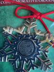 Ornament Snow Flake Made in Santa Cruz logo  1