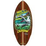 decorative mini wooden surfboard skimboard