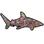 Santa Cruz sticker psy shark dustin graham
