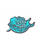 Life At Sea Hat - Santa Cruz Mermaid (Blue) / Mesh Trucker (Black/Wht) - art by Tim Ward 3