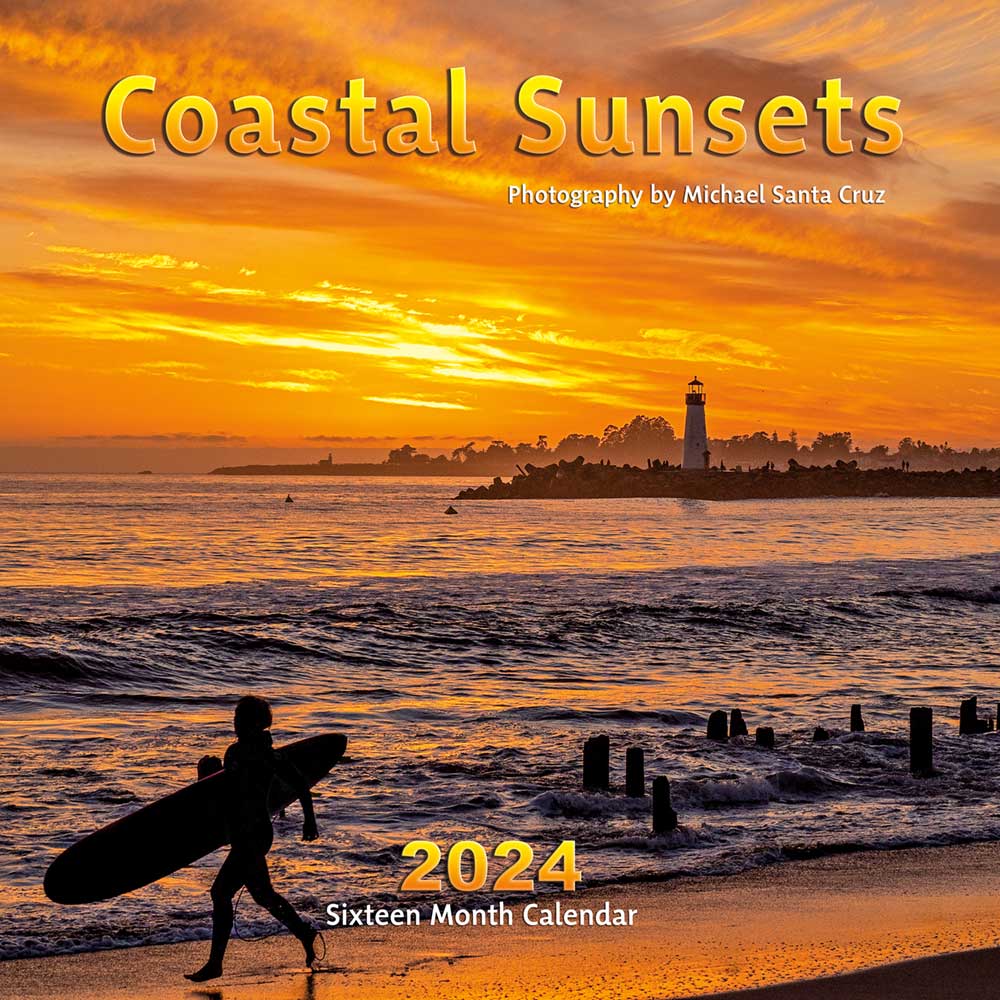 2024 Calendar Coastal Sunsets