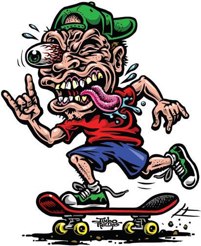 Decal Skate Freak - Jimbo Phillips sticker