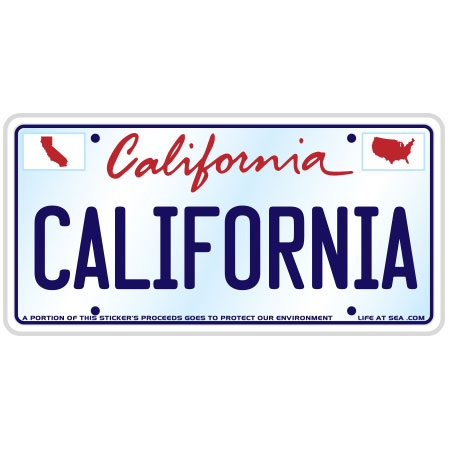 sticker california license plate stickers decal tim ward blue madeinsantacruz sold