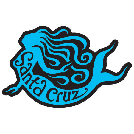 Patch Santa Cruz Mermaid (Blue) - Tim Ward