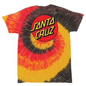 Mens T-shirt Santa Cruz Classic Dot (Kingston Tie Dye)