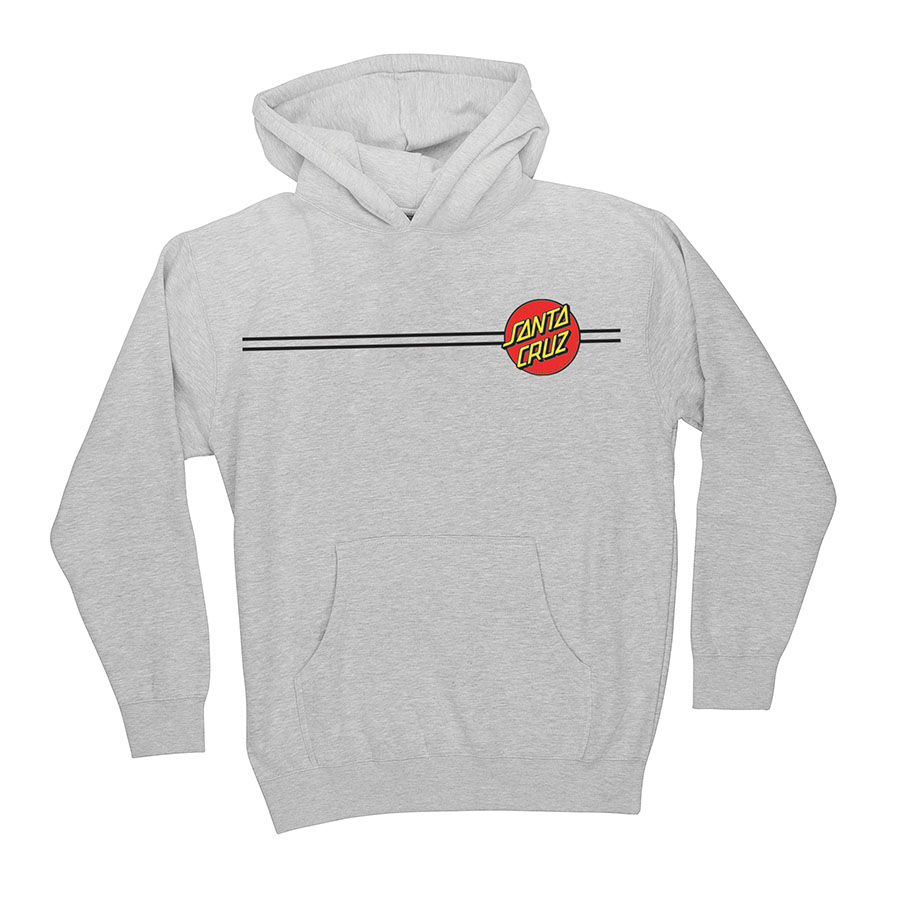 santa cruz gray hoodie